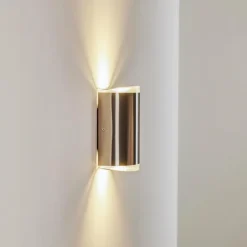 Applique murale d'extérieur Rumar LED Acier inoxydable, 1 lumière