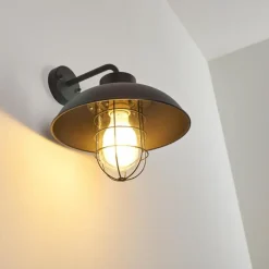 Applique murale d'extérieur Valto Noir, 1 lumière