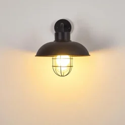 Applique murale d'extérieur Valto Noir, 1 lumière