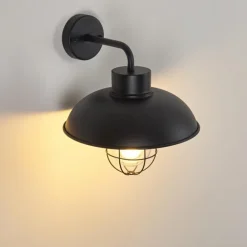 Applique murale d'extérieur Valto Noir, 1 lumière