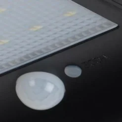 Applique murale d'extérieur Lucide BASIC LED Noir, 1 lumière, Détecteur de mouvement