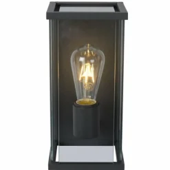 Applique murale d'extérieur Lucide CLAIRE MINI Noir, 1 lumière