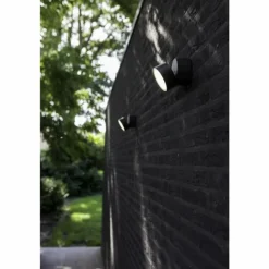 Applique murale d'extérieur Lutec Trumpet LED Anthracite, 1 lumière