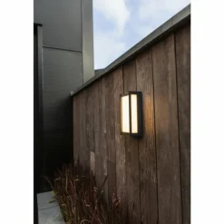 Applique murale d'extérieur Lutec Qubo LED Anthracite, 1 lumière