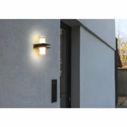 Applique murale d'extérieur Lutec Mito LED Anthracite, 1 lumière