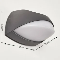 Applique murale d'extérieur Tanguro LED Noir, 1 lumière