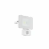 Applique murale d'extérieur Eglo FAEDO LED Blanc, 1 lumière, Détecteur de mouvement