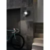 Applique murale d'extérieur Eglo FAEDO LED Noir, 1 lumière, Détecteur de mouvement