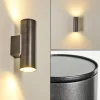 Applique murale d'extérieur Brachy LED Anthracite, 2 lumières