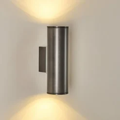 Applique murale d'extérieur Brachy LED Anthracite, 2 lumières