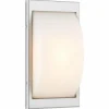 Applique murale d'extérieur LCD Emden Acier inoxydable, 1 lumière