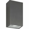 Applique murale d'extérieur LCD Wolgast LED Noir, 2 lumières