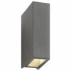 Applique murale d'extérieur LCD Lingen LED, 2 lumières