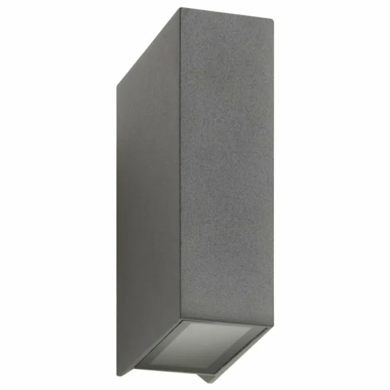 Applique murale d'extérieur LCD Lingen LED, 2 lumières