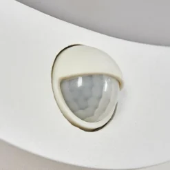 Applique murale d'extérieur Carano LED Blanc, 1 lumière, Détecteur de mouvement