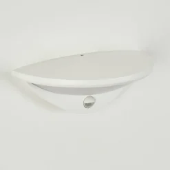 Applique murale d'extérieur Carano LED Blanc, 1 lumière, Détecteur de mouvement