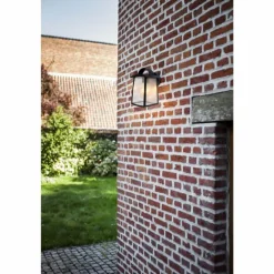 Applique murale d'extérieur Lutec KELSEY Noir, 1 lumière
