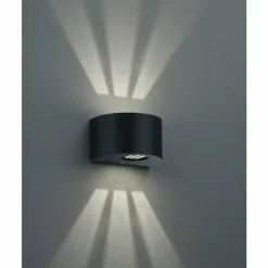 Applique murale d'extérieur Reality ROSARIO LED Noir, 2 lumières