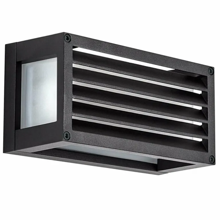 Applique murale d'extérieur KS Verlichting Bars Noir, 1 lumière
