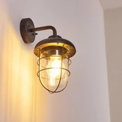 Applique murale d'extérieur Valto Rouille, 1 lumière