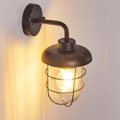 Applique murale d'extérieur Valto Rouille, 1 lumière