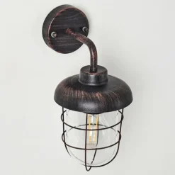 Applique murale d'extérieur Valto Rouille, 1 lumière