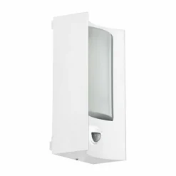 Applique murale d'extérieur EGLO CASILDA LED Blanc, 1 lumière, Détecteur de mouvement