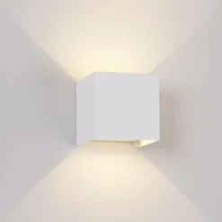 Applique murale d'extérieur Mantra DAVOS LED Blanc, 1 lumière