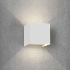 Applique murale d'extérieur Mantra DAVOS LED Blanc, 1 lumière
