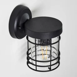 Applique murale d'extérieur Bjerndrup Noir, 1 lumière