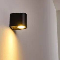 Applique murale d'extérieur Nordborg LED Noir, 1 lumière