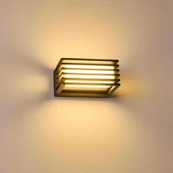 Applique murale d'extérieur Michele LED Noir, 1 lumière