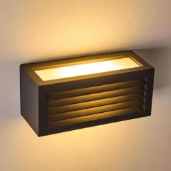 Applique murale d'extérieur Naldmadebro Anthracite, 1 lumière