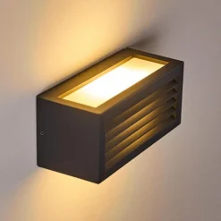Applique murale d'extérieur Naldmadebro Anthracite, 1 lumière