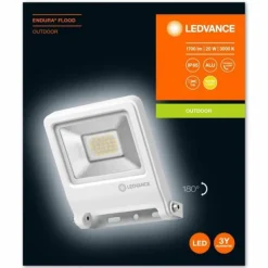 Applique murale d'extérieur LEDVANCE POLYBAR Blanc, 1 lumière