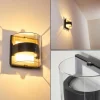 Applique murale d'extérieur Sauerbek LED Noir, 2 lumières