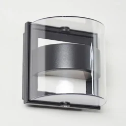 Applique murale d'extérieur Sauerbek LED Noir, 2 lumières