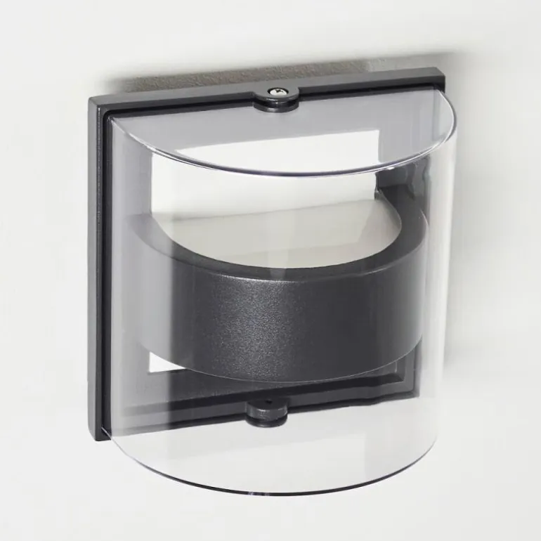 Applique murale d'extérieur Sauerbek LED Noir, 2 lumières