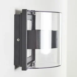 Applique murale d'extérieur Sauerbek LED Noir, 2 lumières