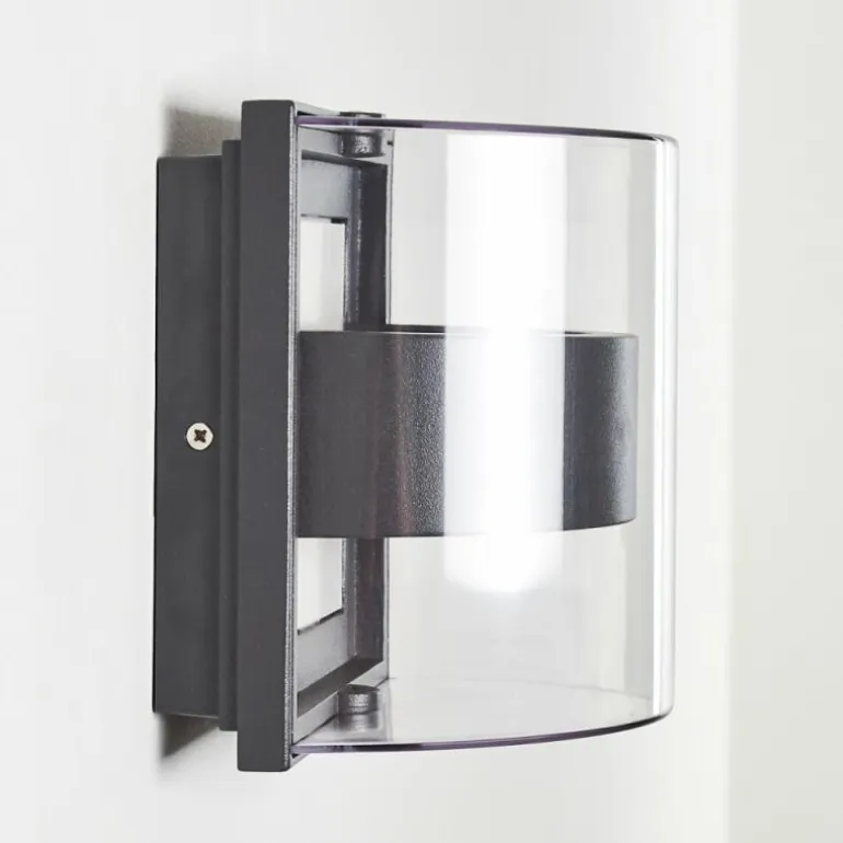 Applique murale d'extérieur Sauerbek LED Noir, 2 lumières