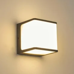 Applique murale d'extérieur Buckau LED Anthracite, Blanc, 1 lumière