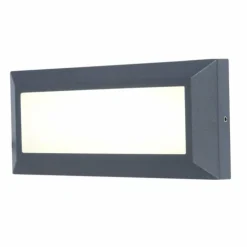 Applique murale d'extérieur Lutec HELENA Anthracite, 1 lumière