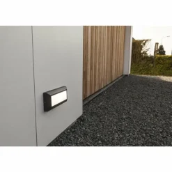 Applique murale d'extérieur Lutec HELENA Anthracite, 1 lumière
