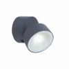 Applique murale d'extérieur Lutec TRUMPET LED Anthracite, 1 lumière
