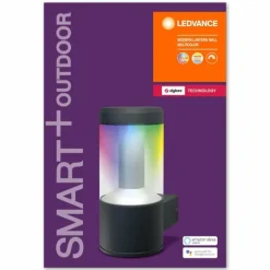 Applique murale d'extérieur LEDVANCE SMART+ Gris, 1 lumière, Changeur de couleurs