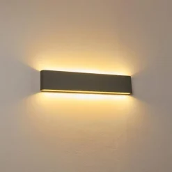 Applique murale d'extérieur Tinglev LED Gris, 2 lumières