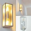 Applique murale d'extérieur Kiwalik Argenté, 2 lumières
