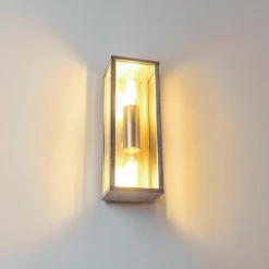 Applique murale d'extérieur Kiwalik Argenté, 2 lumières
