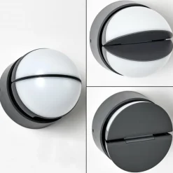 Applique murale d'extérieur Alghero LED Anthracite, 2 lumières