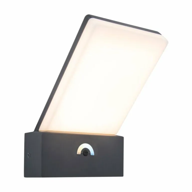 Applique murale d'extérieur Lutec Pano LED Anthracite, 1 lumière